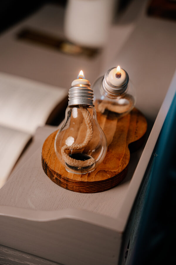 Bulb Oil Lamp - circles 2.